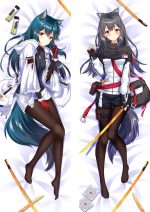 Arknights - Housses de coussin japonais pour traversin