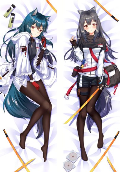 Arknights - Housses de coussin japonais pour traversin