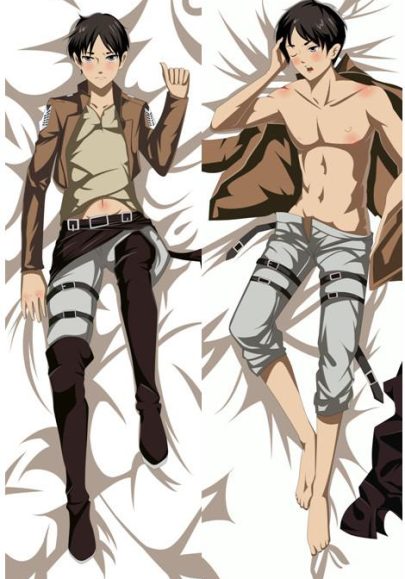 L’Attaque des Titans Eren Jäger - Oreiller Dakimakura en promotion