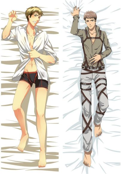 L’Attaque des Titans Jean Kirschtein - Coussin long Daki multi-tailles