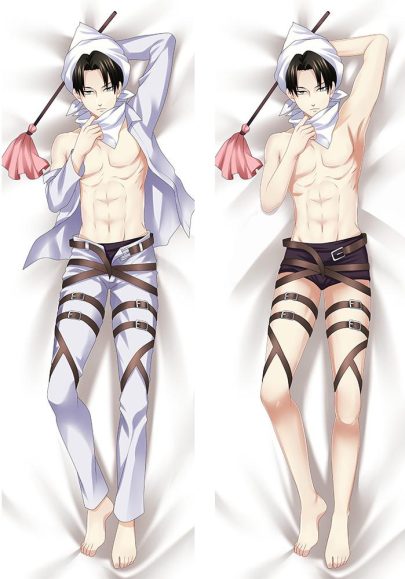 L’Attaque des Titans Levi - Taie d’oreiller waifu japonaise