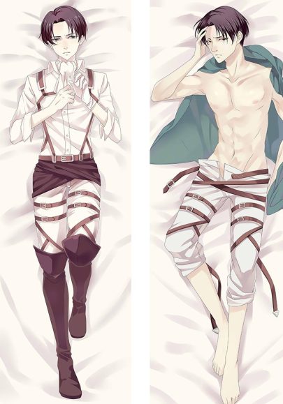 L’Attaque des Titans Levi - Housse de corps Dakimakura en promotion
