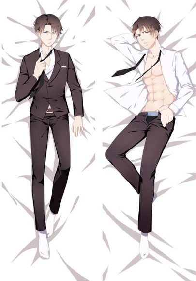 L’Attaque des Titans Levi - Coussin Long Mignon Multi-tailles