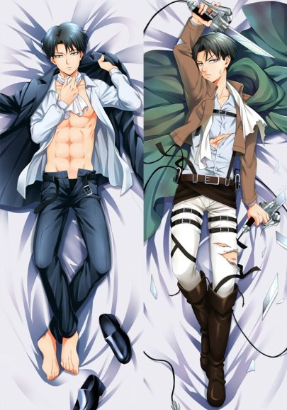 L’Attaque des Titans Levi - Coussin Dakimakura Mignon