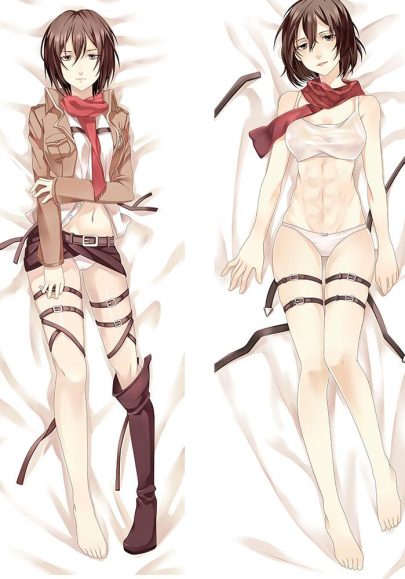 L’Attaque des Titans Mikasa Ackerman - Housse de corps mignonne