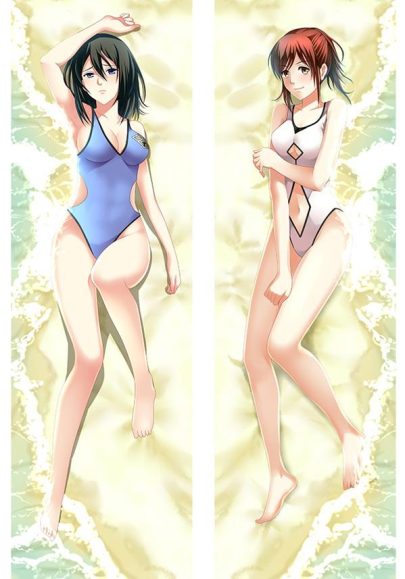 L’Attaque des Titans Mikasa Ackerman & Sasha Braus - Housses d’oreiller dakimakura mignonnes d’anime