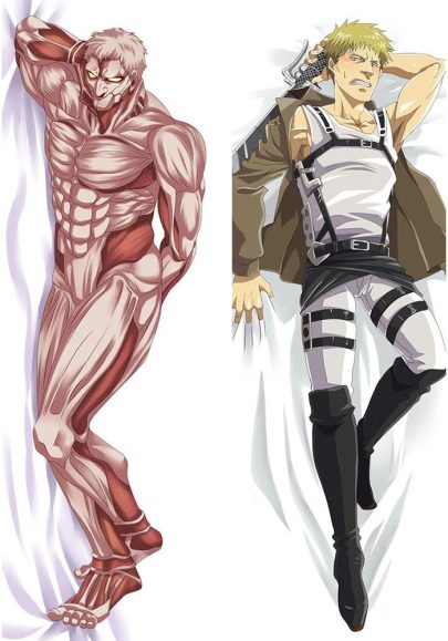 L’Attaque des Titans Reiner Braun - Oreillers waifu longs multi-tailles