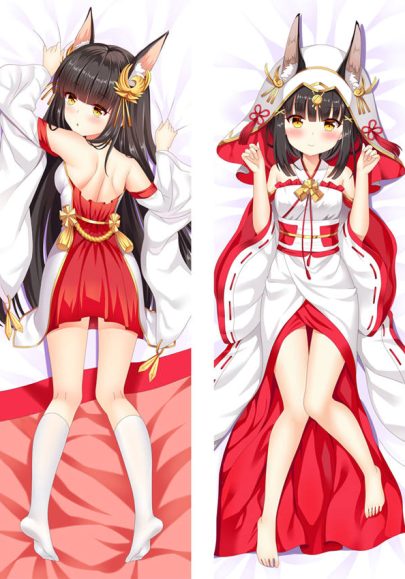 Azur Lane Nagato - Long Coussin à Câliner Multi-tailles en Promotion
