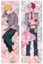 Bakugou Katsuki & Todoroki Shoto - Longue taie d’oreiller waifu multi-tailles