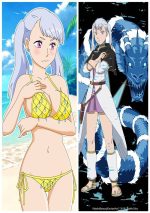 Black Clover Noelle Silva - Housses à câliner multi-tailles longues