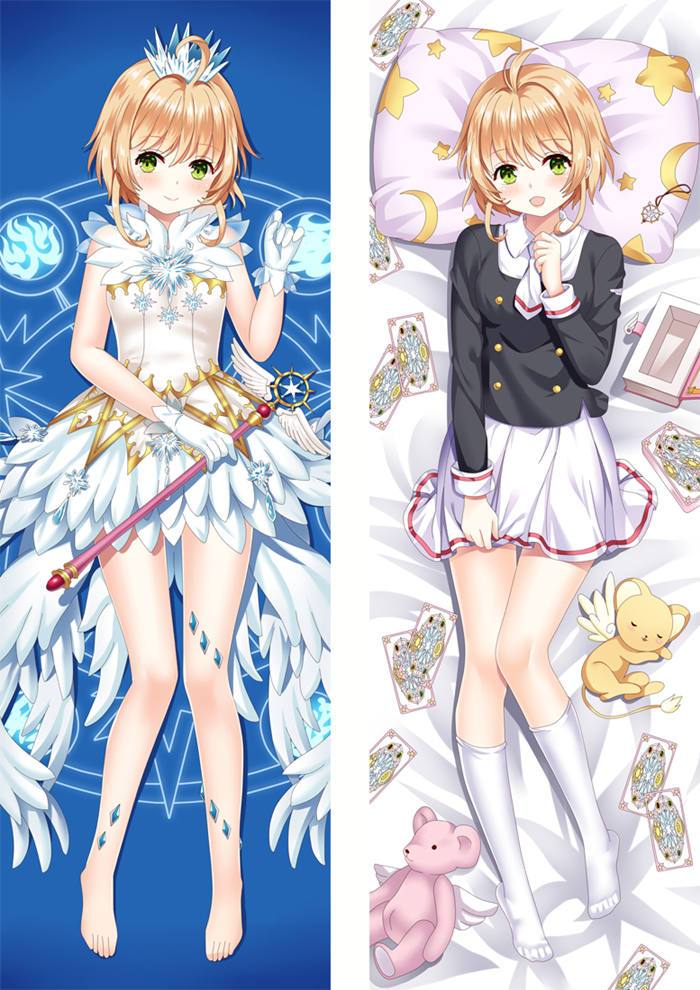 Cardcaptor Sakura Kinomoto - Coussin dakimakura mignon d’anime à câliner