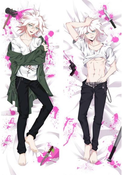 Danganronpa Nagito Komaeda - Coussin Long à Câliner Multi-tailles