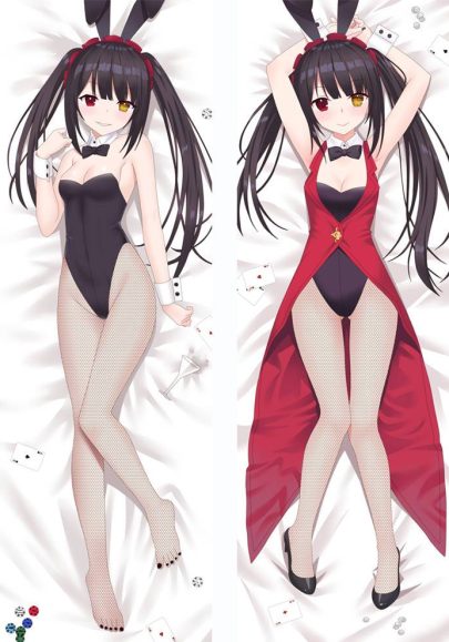Date A Live - Taie d’oreiller longue d’anime, plusieurs tailles