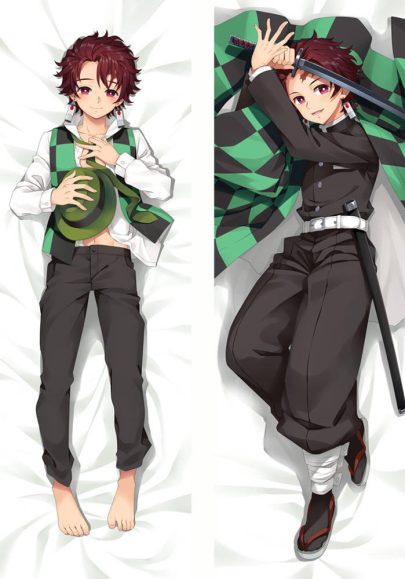 Demon Slayer Kimetsu no Yaiba - Longue peluche waifu à câliner, multi-tailles
