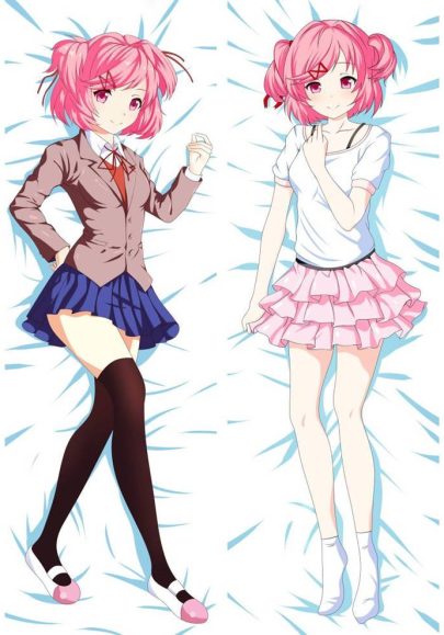 Doki Literature Club! (DDLC) Natsuki - Dakimakura longue multi-tailles en vente
