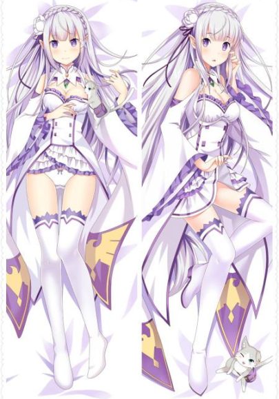 Emilia - Housses de Dakimakura Waifu Anime