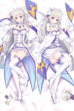 Emilia - Taies d’oreiller anime japonaises à câliner