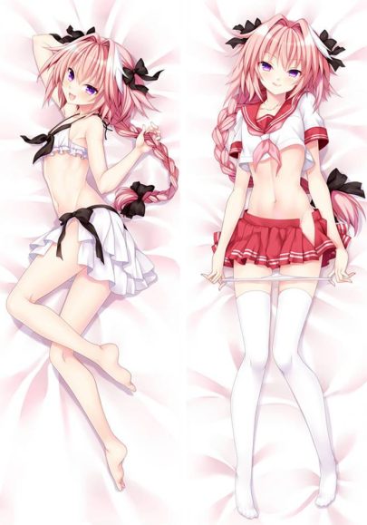 Fate Apocrypha Astolfo - Taies d’oreiller japonaises mignonnes, longues, multi-tailles