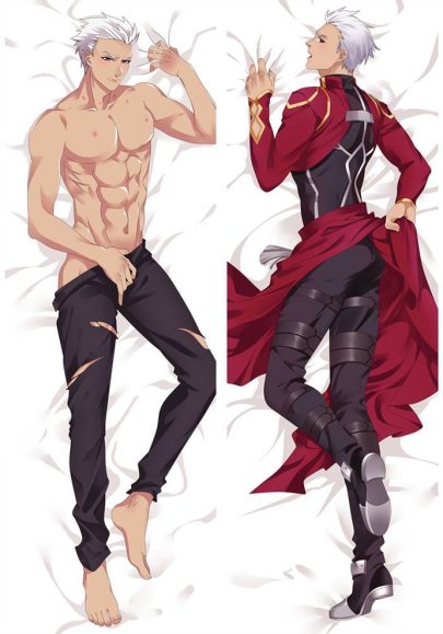 Fate Archer - Taies d’oreiller waifu japonaises à câliner