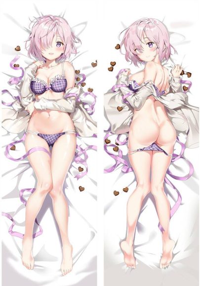 Fate/Grand Order Shielder Mash Kyrielight - Housses Longues Multi-tailles pour Corps (Coussin d'Etreinte)