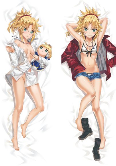 Fate/Stay Night Mordred - Dakimakura d’anime longue, plusieurs tailles