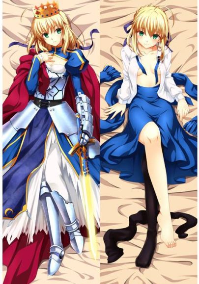 Fate/Stay Night Saber - Traversin Long Waifu Multi-tailles