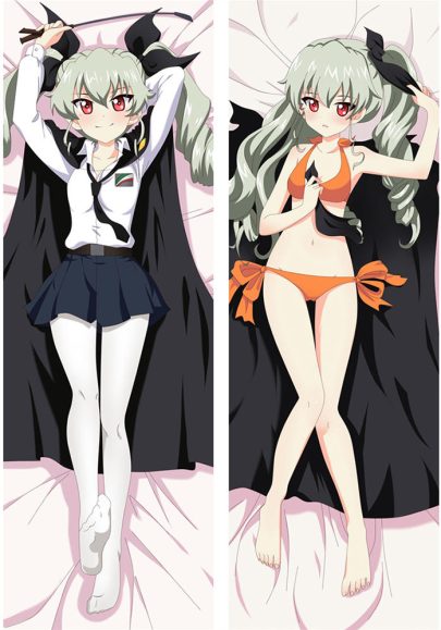 Girls und Panzer - Coussin Corps à Câliner en Promotion