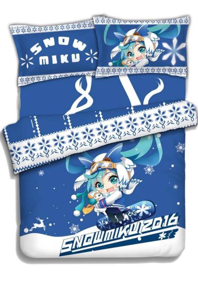 Hatsune Snow Miku - Longue peluche japonaise mignonne, plusieurs tailles