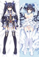 Housse d’oreiller japonaise Hyperdevotion Noire Goddess Black Heart en promotion