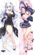 Hyperdevotion Noire Déesse Cœur Noir - Taies d’oreiller anime dénudées