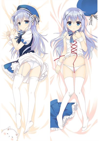 Is the Order a Rabbit - Coussin d’étreinte d’anime