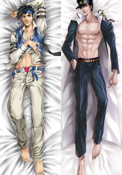 JoJo's Bizarre Adventure Jotaro Kujo - Taies d'oreiller japonaises multi-tailles longues