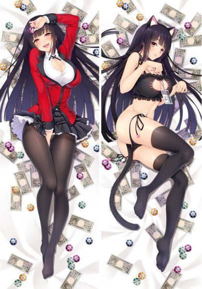 Kakegurui Yumeko Jabami - Oreiller Dakimakura Waifu à Câliner