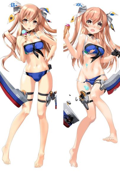 Kantai Collection Shimakaze - Housses d’oreiller dakimakura d’anime japonais