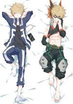 Katsuki Bakugou - Housses de coussin mignonnes japonaises