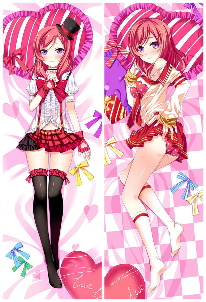 Love Live! Maki Nishikino - Taies d’oreiller japonaises à câliner