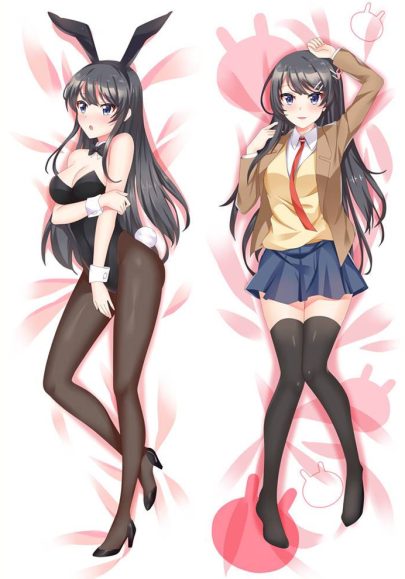 Mai Sakurajima - Coussin Long Waifu Multi-tailles