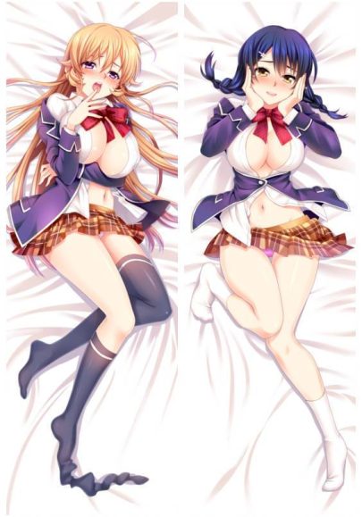 Megumi Tadokoro & Erina Nakiri - Housses d’oreiller waifu d’anime