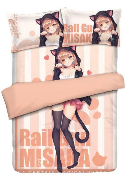 Mikoto Misaka - Housses de coussin dakimakura d’anime japonais
