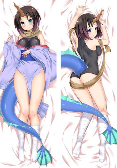 Miss Kobayashi's Dragon Maid Elma - Oreiller Dakimakura Anime en Vente