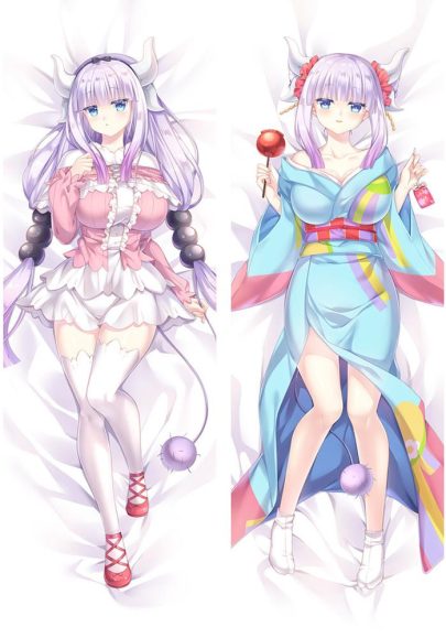 Miss Kobayashi's Dragon Maid Kanna Kamui - Taies d’oreiller japonaise en vente Waifu