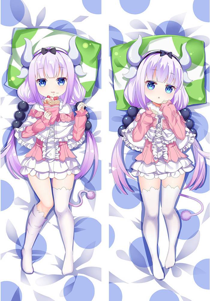 Miss Kobayashi's Dragon Maid Kanna Kamui - Housses d’oreiller dakimakura mignonnes d’anime