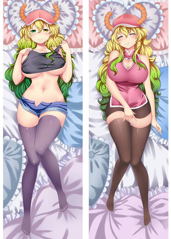 Miss Kobayashi's Dragon Maid Lucoa - Joli coussin corporel en vente