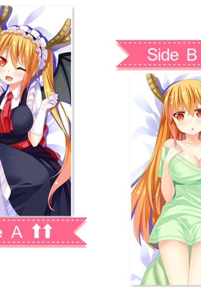 Miss Kobayashi's Dragon Maid Tohru - Taies d’oreiller dakimakura multi-tailles