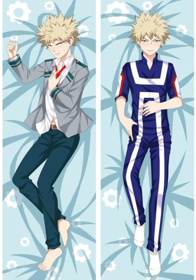 My Hero Academia Bakugou Katsuki - Taies d’oreiller, coussin d’étreinte japonais