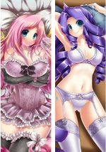 Mon Petit Poney (MLP) Fluttershy & Rarity - Housses de coussin japonaises