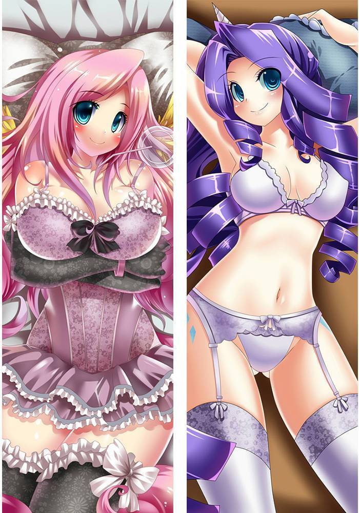 Mon Petit Poney (MLP) Fluttershy & Rarity - Housses de coussin japonaises