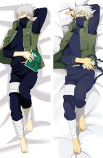 Taie d’oreiller corps Kakashi Hatake de Naruto - Dakimakura long d’anime japonais, plusieurs tailles