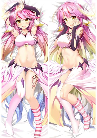 No Game No Life Jibril - Housses de coussin de corps japonaises