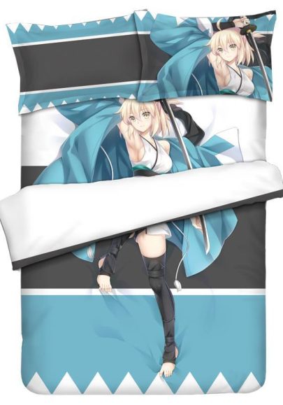 Okita Souji - Housses d’oreiller dakimakura d’anime